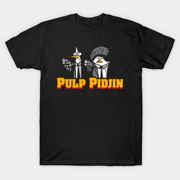 Pulp Fiction T-Shirt by Fredo and Pidjin Comics Official Store